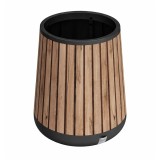 Deco cilindrice cutie de flori din plastic 81 l pin