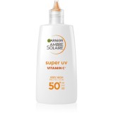 Garnier Ambre Solaire Super UV Vitamin C fluid protecție impotriva petelor intunecate SPF 50+ 40 ml