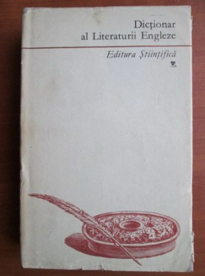 Dictionar al literaturii engleze (1970, editie cartonata) foto