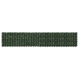 vidaXL Ecran de balcon cu frunze Verde &icirc;nchis 400 x 75 cm 42040624
