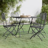 Set mobilier gradina 5 piese antracit plasa metalica expandata GartenMobel Dekor, vidaXL