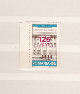 TSV % - 1997 LP 1439 125 ANI DE LA INFIINTAREA FABRICII DE TIMBRE MNH/**LUX foto