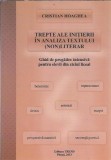 Trepte ale initierii in analiza textului (non)literar - Cristian Hoaghea