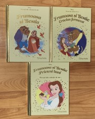 Set 3 carti Frumoasa si Bestia, Disney. Povesti din colectia de aur