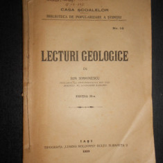 Ion Simionescu - Lecturi geologice (1923, editia a II-a)