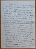 2 scrisori catre Mia Groza, fiica lui Petru Groza, una ampla din Londra in 1982, a doua a avocatului Kolosy Martin din Deva din 1952