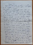 2 scrisori catre Mia Groza, fiica lui Petru Groza, una ampla din Londra in 1982, a doua a avocatului Kolosy Martin din Deva din 1952