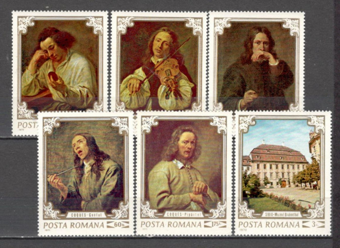 Romania.1970 Pictura din Muzeul Bruckenthal TR.321