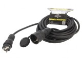 Prelungitor Alimentare 10m Negru 16A, KEL