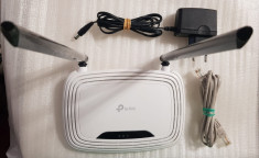 Router wireless TP-LINK TL-WR841N, Single-Band 300Mbps, alb - poze reale foto