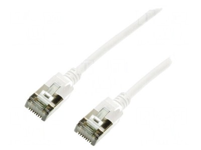 Patch Cord Cat6a U/FTP Alb TPE foto
