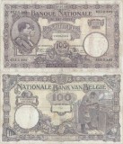 1923 (10 Iulie), 100 Francs (P-95a.3) - Belgia