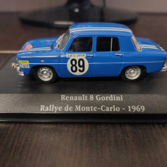 Macheta RENAULT 8 GORDINI RALLYE DE MONTE CARLO 1969 - Atlas, 1/43, noua.