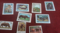 LOT TIMBRE STAMPILATE 2 SERII CENTRAFRICANA 1978 CONGO 1978 ANIMALE foto