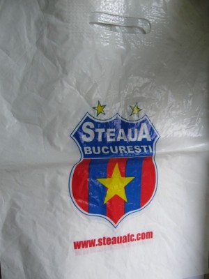 Steaua Bucuresti / sacosa plastic / anii 1990 / 2000 foto