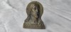 ICOANA ISUS HRISTOS inseriata BRONZ de colectie UNICA patina MINUNATA splendida