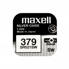 Baterie ceas Maxell SR521SW V379 AG0 1.55V oxid de argint 1buc