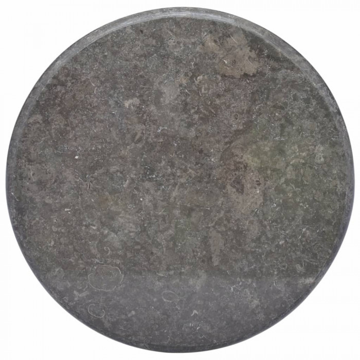 Blat de masa, negru, &Oslash;60x2,5 cm, marmura GartenMobel Dekor