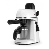 Cumpara ieftin Espressor manual Kopy Heinner, 800 W, 3.5 bar, 240 ml, filtru inox, cana sticla, Alb