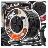 Rola prelungitor cablu cu cadru metalic 40 metri 3 x 2,5 mm Verke