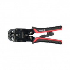 Clește pentru sertizarea mufelor RJ45 / RJ10 / RJ11 Yato YT-22443