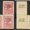 EROARE ROMANIA CAROL I SUPRATIPAR 1918--TIPOGRAFIATE MNH