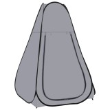 vidaXL Cort de duș pop-up, gri 93070