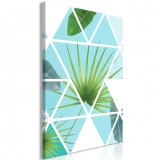 Cumpara ieftin Tablou - Geometric Palm (1 Part) Vertical 60x90 cm