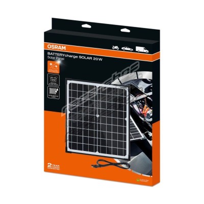 Incarcator solar pentru intretinerea bateriei auto 20W - Osram foto