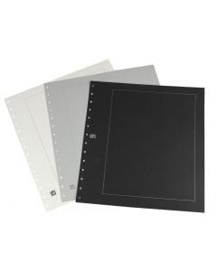 Set 10 foi de carton negru cu chenar gri 170gr mp - Favorit 7804PA foto