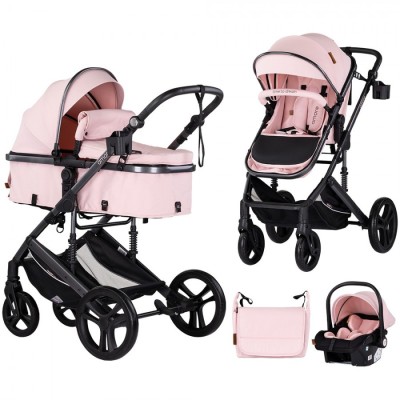 Carucior Chipolino Amore 3 in 1 pink marshmallow foto