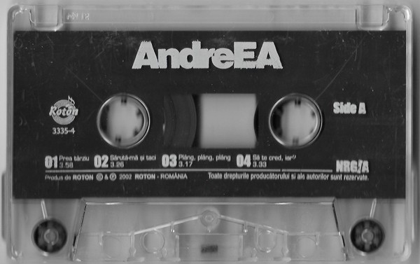 Casetă audio Andreea Balan &lrm;&ndash; Așa Sunt Eu!, originală, fără copertă