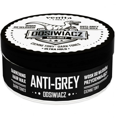 Ceara pentru stilizarea parului Venita Men AntiGrey, tonuri inchise 75g foto