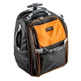 Rucsac pentru scule cu roti NEO Tools, 20 buzunare, poliester 600D