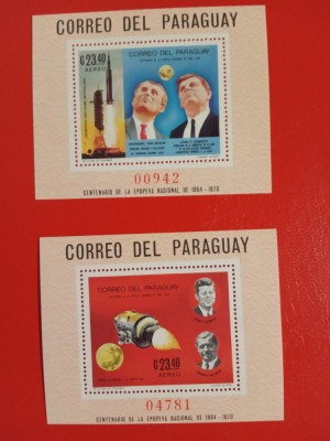 PARAGUAY, SPACE - COLIȚE MNH foto