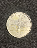 Monedă jubiliară quarter dollar 1999 Pennsylvania, America de Nord