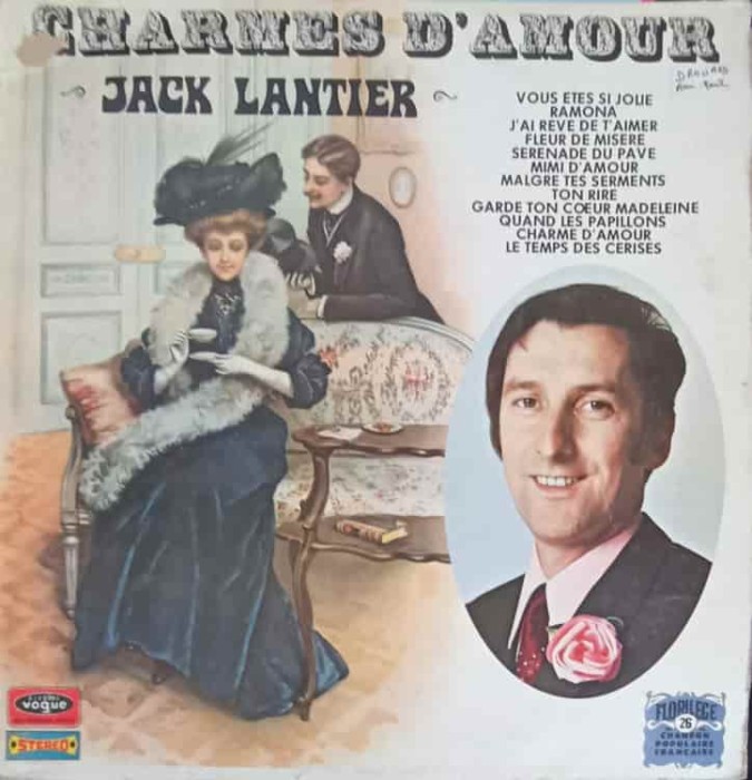 Disc vinil, LP. Charmes D&#039;amour-Jack Lantier