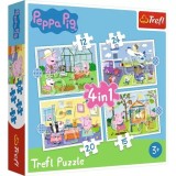 PUZZLE TREFL 4IN1 PEPPA PIG