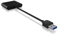 CARD Reader Icy Box interfata USB 3.2 Gen 1, citeste/scrie: CF, SD, microSD, adaptor USB 3.2 Gen 1, &quot;IB-CR301-U3&quot; (timbru verde 0.18 lei)