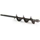 Burghiu melcat pentru sol Mar-Pol 4 x 22 cm, pentru bormașină și autofiletantă, din oțel, pentru plantare și găuri &icirc;n păm&acirc;nt