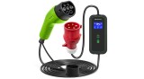 &Icirc;ncărcător auto electric Qoltec EV 2-&icirc;n-1 tip2 | 7kW | 3 faze | CEE 3 PIN