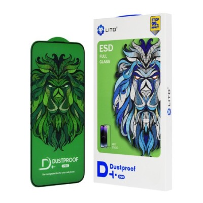 Folie pentru iPhone XS Max / 11 Pro Max - Lito D+ Pro Dustproof - Black foto