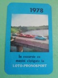 C9 19 - 1978 - Calendar de buzunar - reclama Loto-pronosport