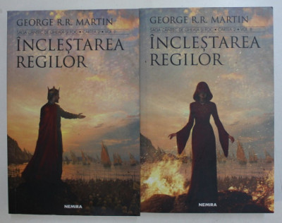 INCLESTAREA REGILOR , VOLUMELE I - II , EDITIA A IV - A de GEORGE R. R. MARTIN , 2017 foto