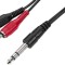 Cablu 6.3st-2RCA t-t 3m