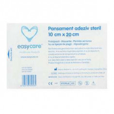 Pansament adeziv steril cu tampon absorbant, 10x20 cm, EasyCare