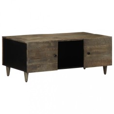 vidaXL Masuta de cafea gri deschis 100x54x40 cm lemn masiv de mango 4017804