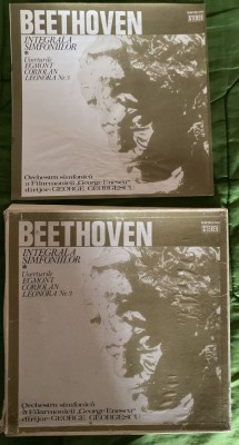 BEETHOVEN INTEGRALA SIMFONIILOR,BOXSET 8 VINILURI IMPECABILE ELECTRECORD,POZE foto
