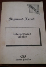 INTERPRETAREA VISELOR SIGMUND FREUD foto