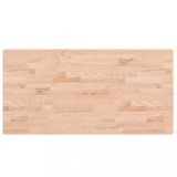 Cumpara ieftin Blat de baie, 100x50x2,5 cm, lemn masiv de fag